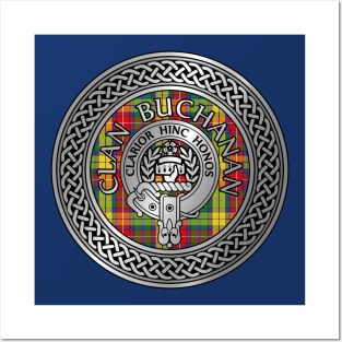 Clan Buchanan Crest & Tartan Knot Posters and Art